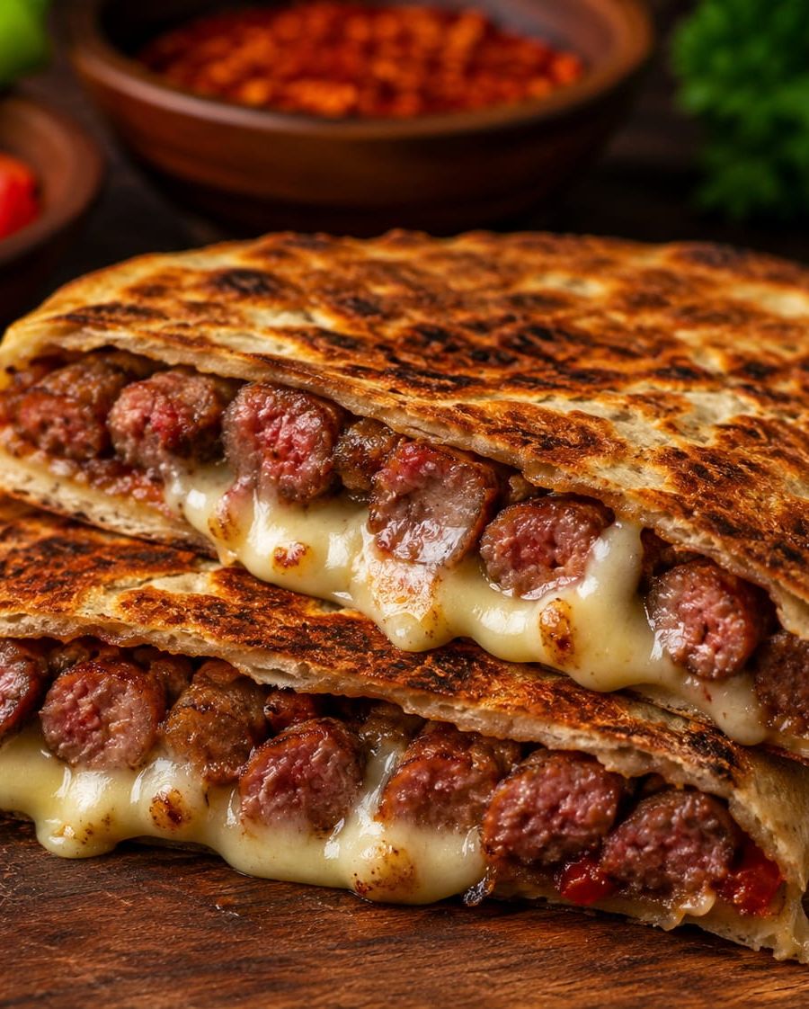 حواوشي سجق جبنه