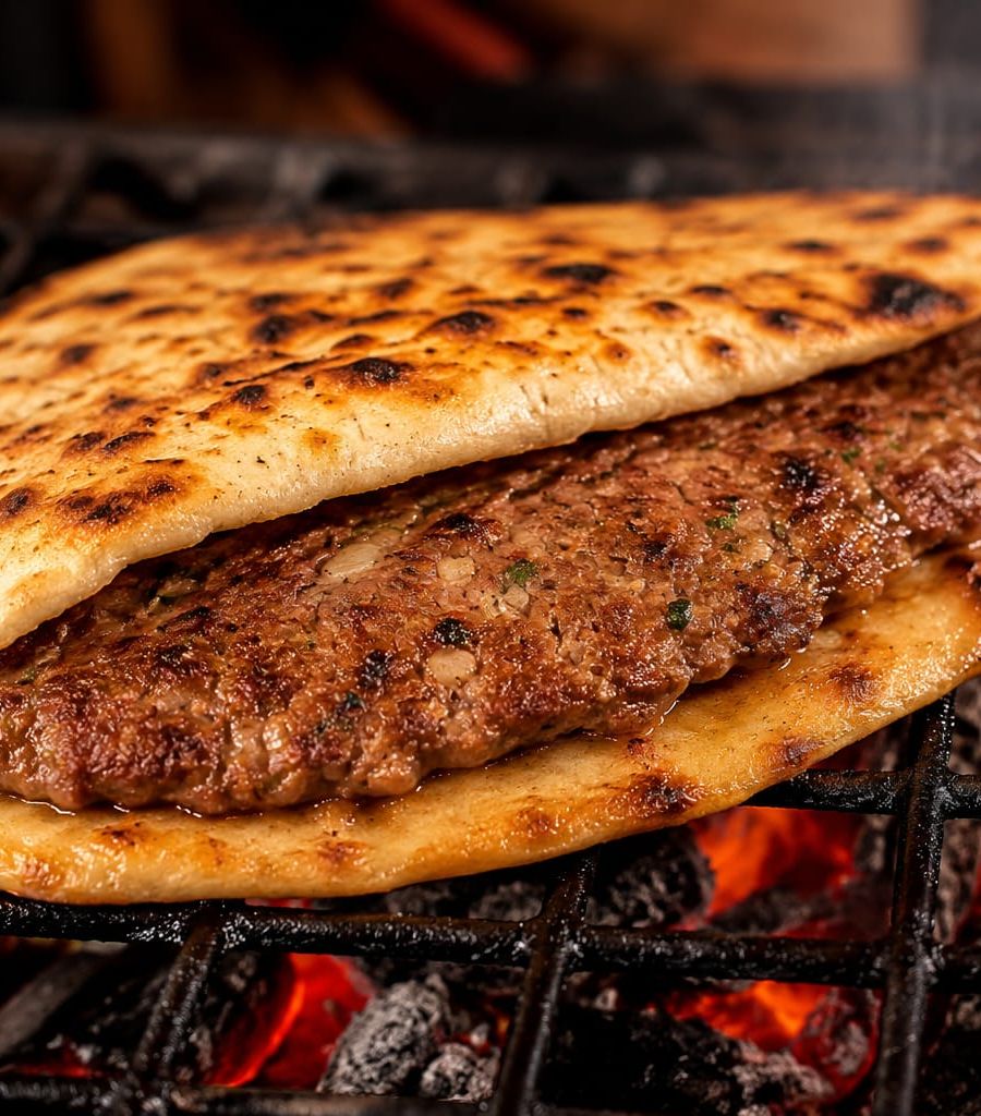 رغيف حواوشي ع الفحم ضاني