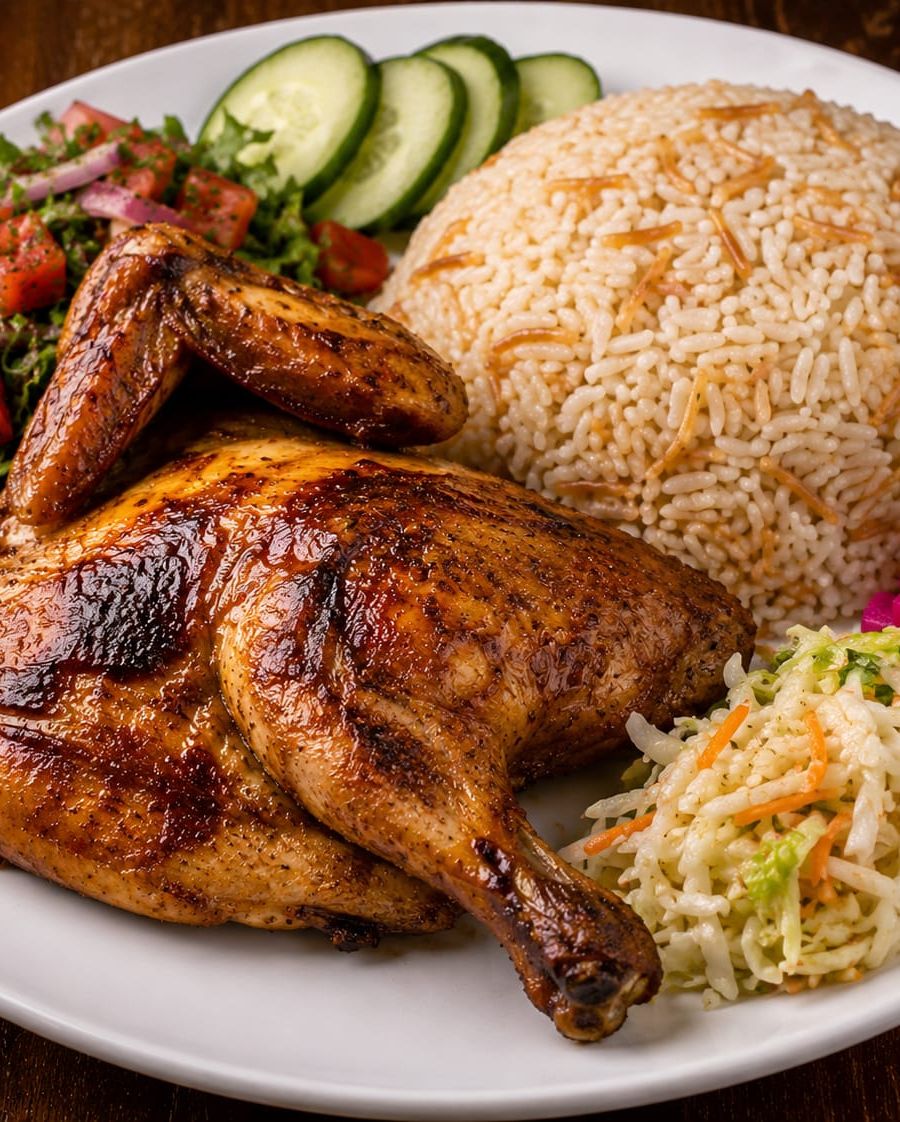 وجبة نص فرخة
