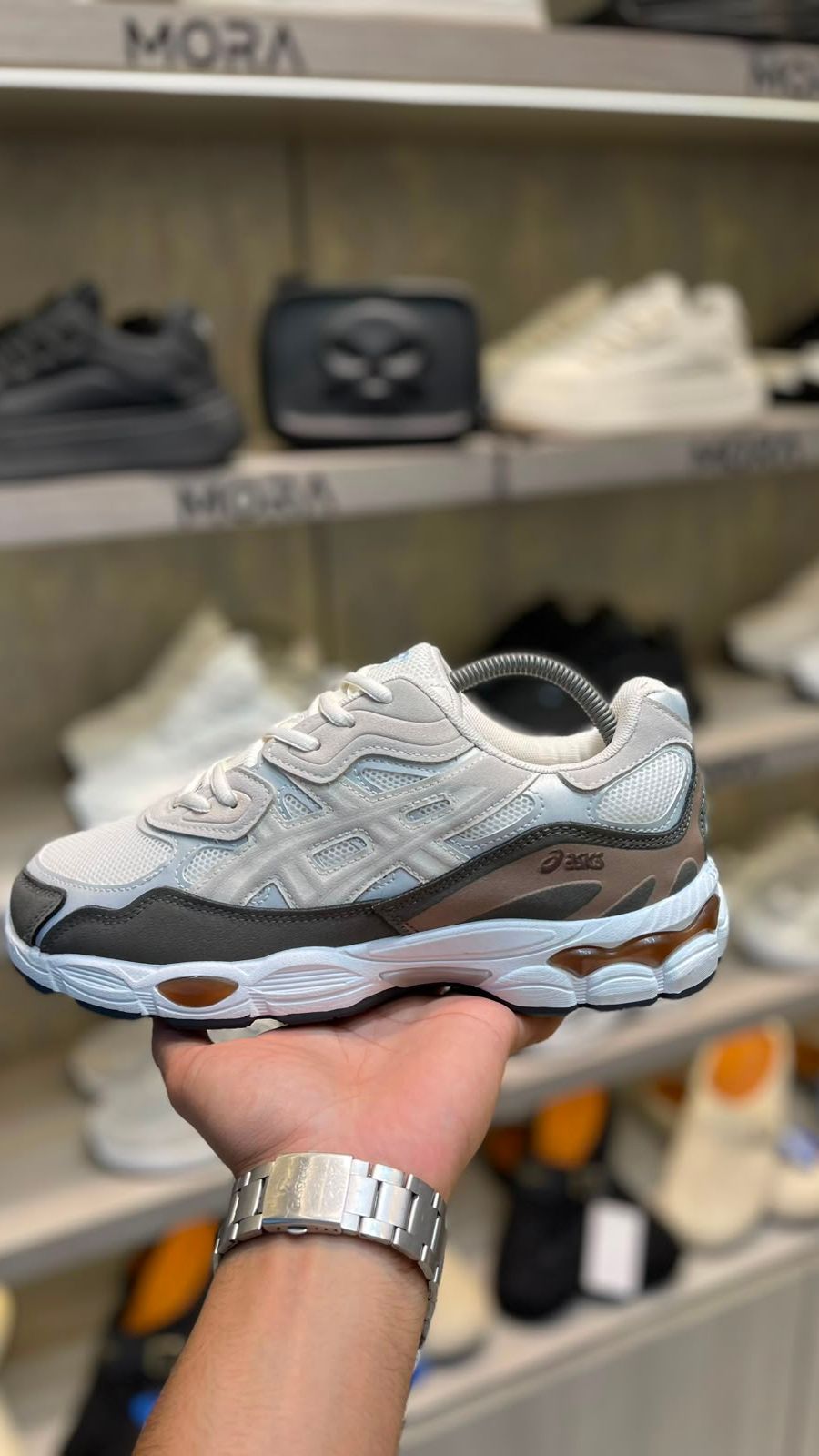 Asics Gel-Kayano Cream & Brown Sneaker