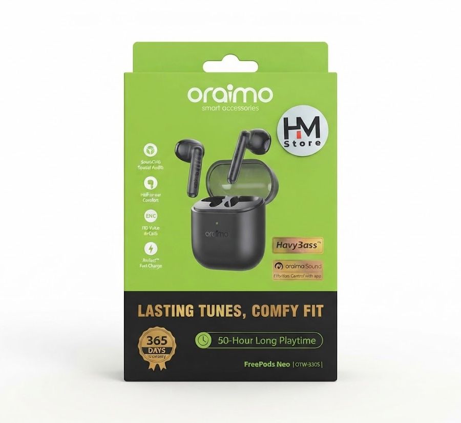 Oraimo FreePods Neo بنظام HavyBass