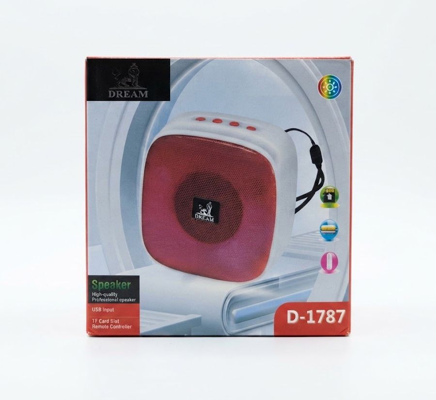 مكبر صوت محمول عالي الجودة مع مدخل USB و TF Card - موديل DREAM D-1787