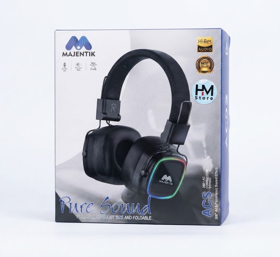 سماعة رأس ماجنتيك بيور ساوند - MAJENTIK Pure Sound Wireless Headphone