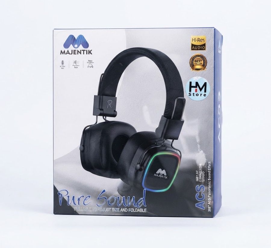 سماعة رأس ماجنتيك بيور ساوند - MAJENTIK Pure Sound Wireless Headphone