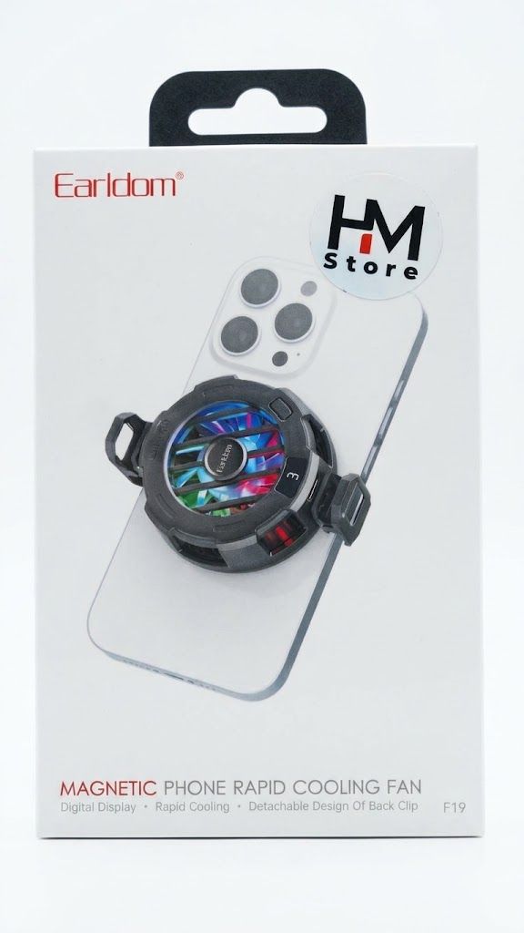 مروحة تبريد الهاتف المغناطيسية السريعة إيرلدوم F19 (Earldom F19 Magnetic Phone Rapid Cooling Fan)