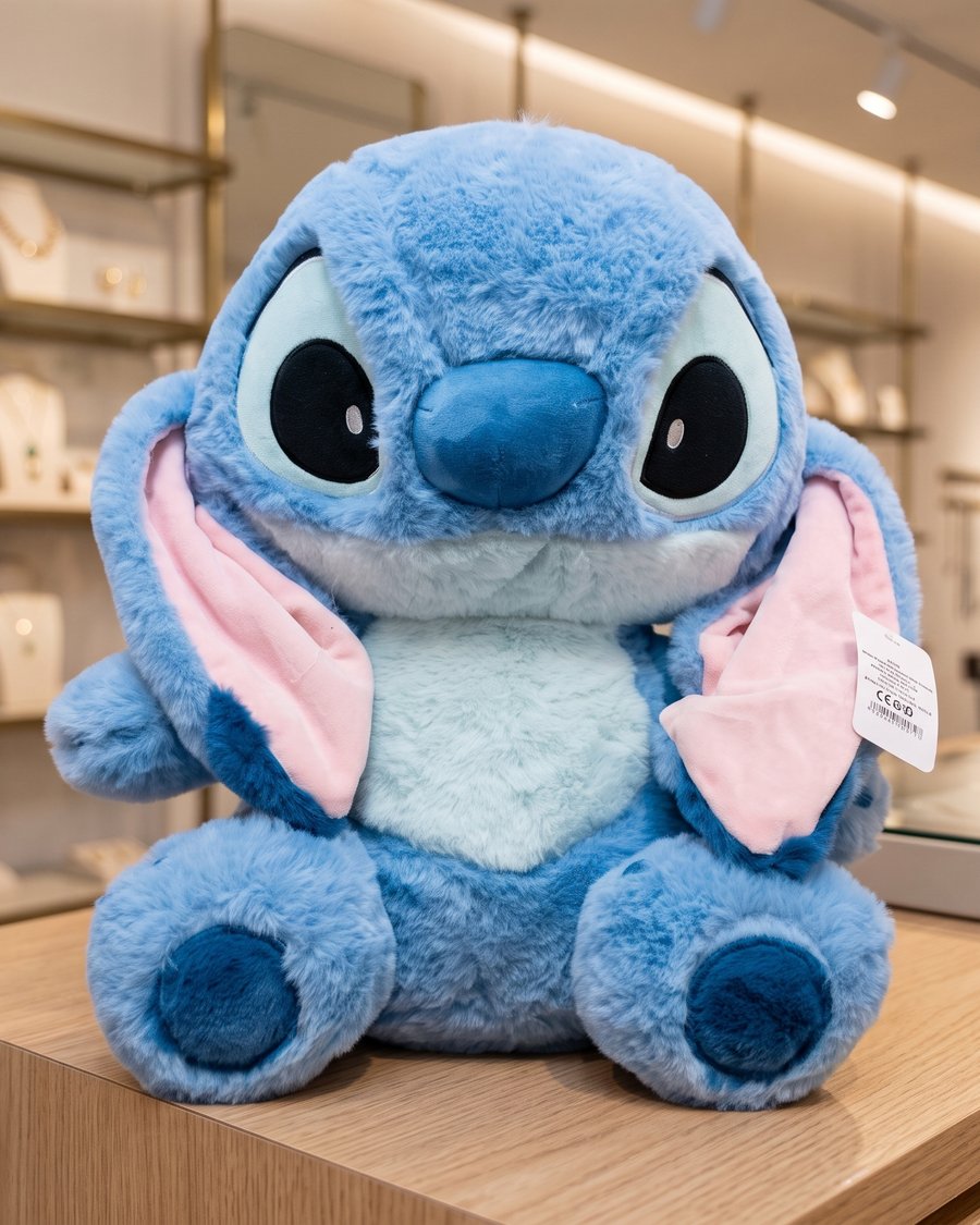 دمية ستيتش كلاسيك محشوة من الفرو الناعم - ديزني (Stitch Plush)