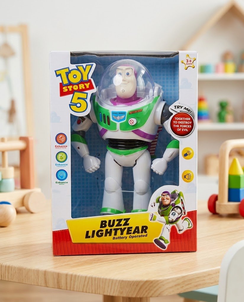 مجسم باز يطير التفاعلي (Buzz Lightyear - Toy Story 5)