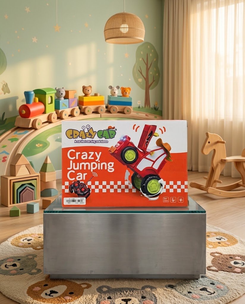 لعبة "السيارة القافزة المجنونة" للتحكم عن بعد (Crazy Jumping Car RC)