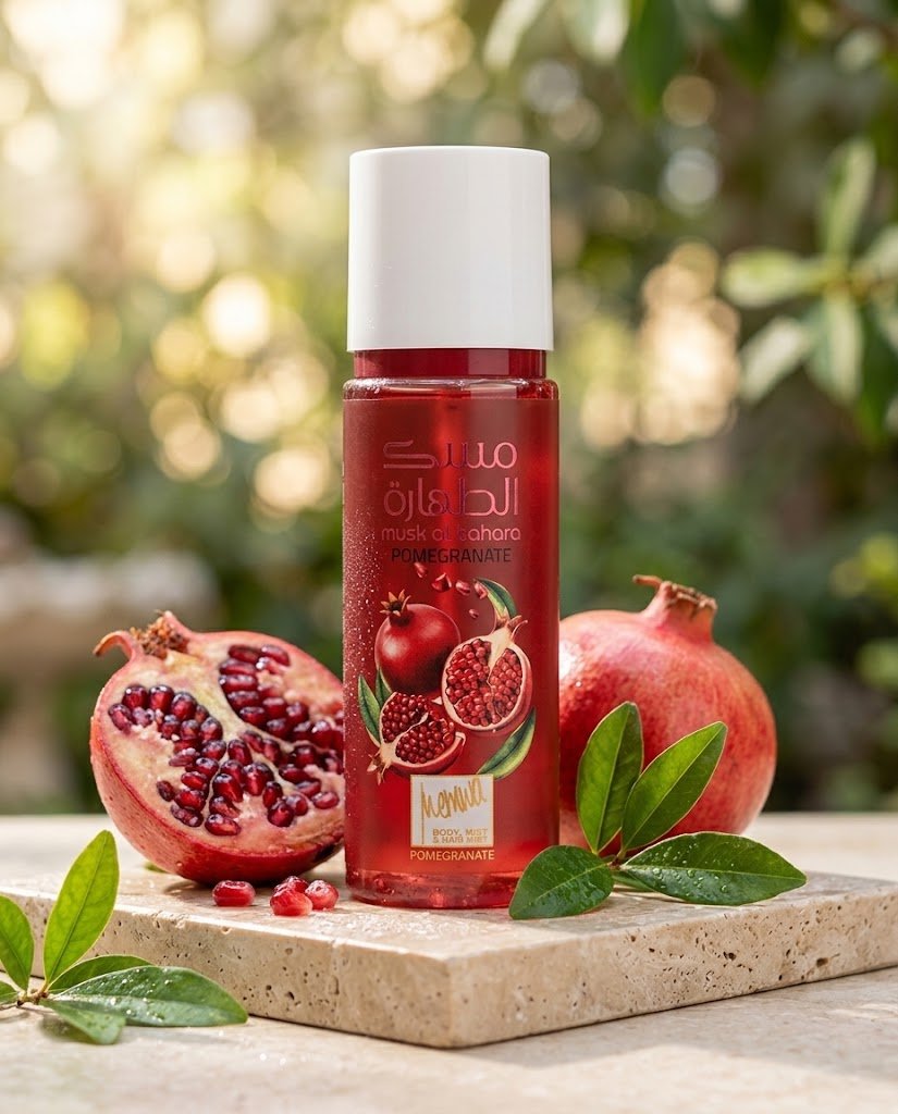 معطر الجسم والشعر بمسك الطهارة والرمان | Musk Al Tahara & Pomegranate Body & Hair Mist