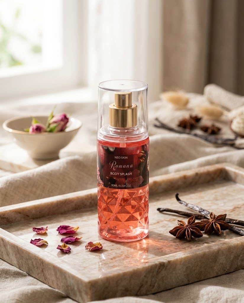 معطر الجسم "رومانا" إصدار كريستال – NEO SKIN Romana Crystal Edition Body Splash (سعة 90 مل)