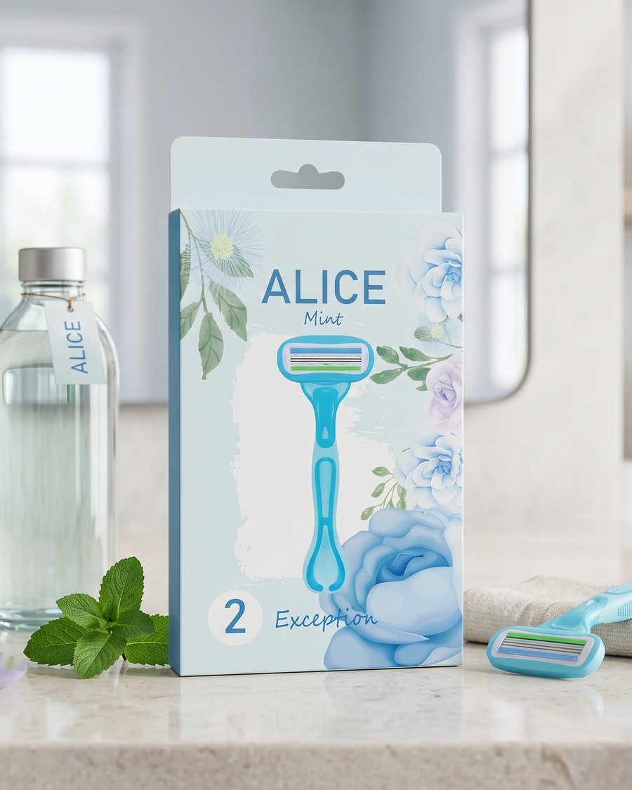 ماكينة حلاقة أليس بخلاصة النعناع (Alice Mint Razor - Exception)