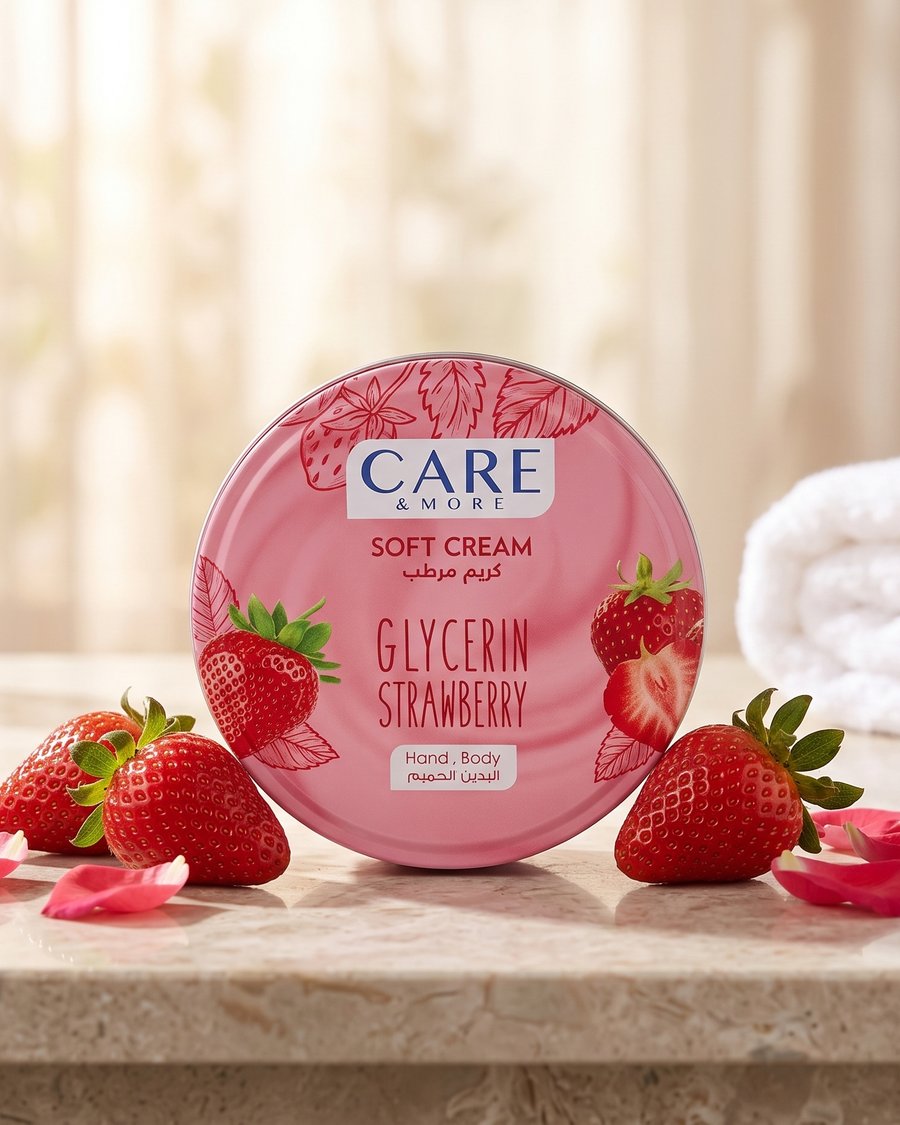 كريم كير آند مور المرطب بالجلسرين وجوز الهند (Care & More Soft Cream - Glycerin Coconut)