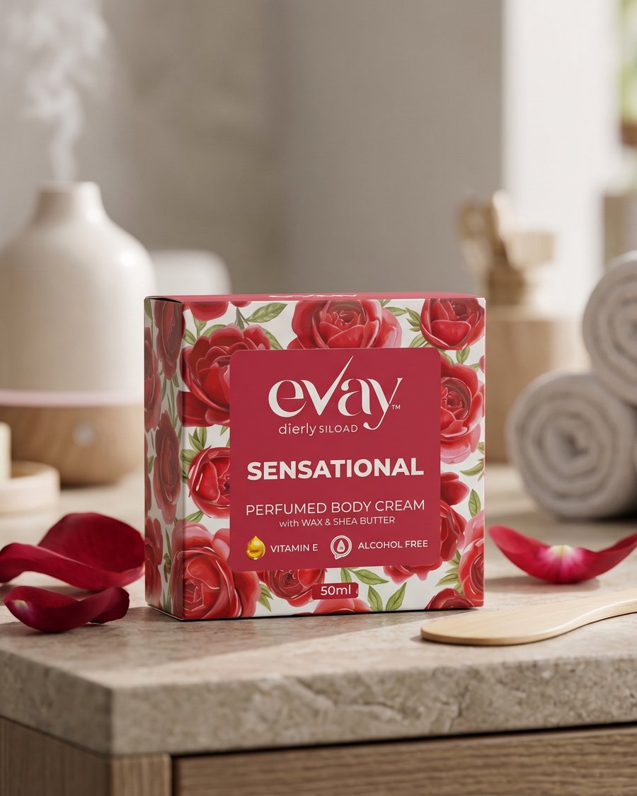 كريم مخمرية معطر للجسم سينسيشنال من إيفاي (Evay)