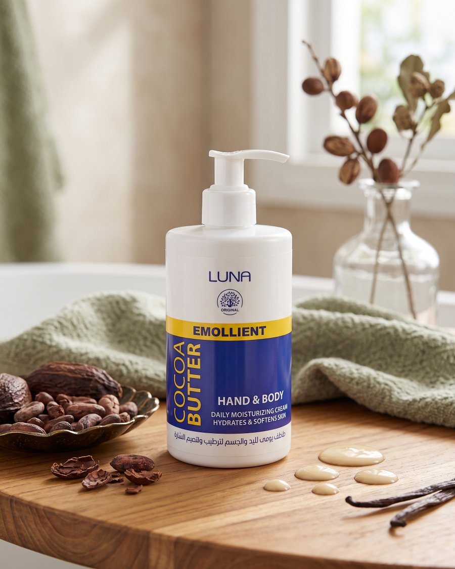 Luna Emollient Cocoa Butter (لونا إيمولينت بزبدة الكاكاو)