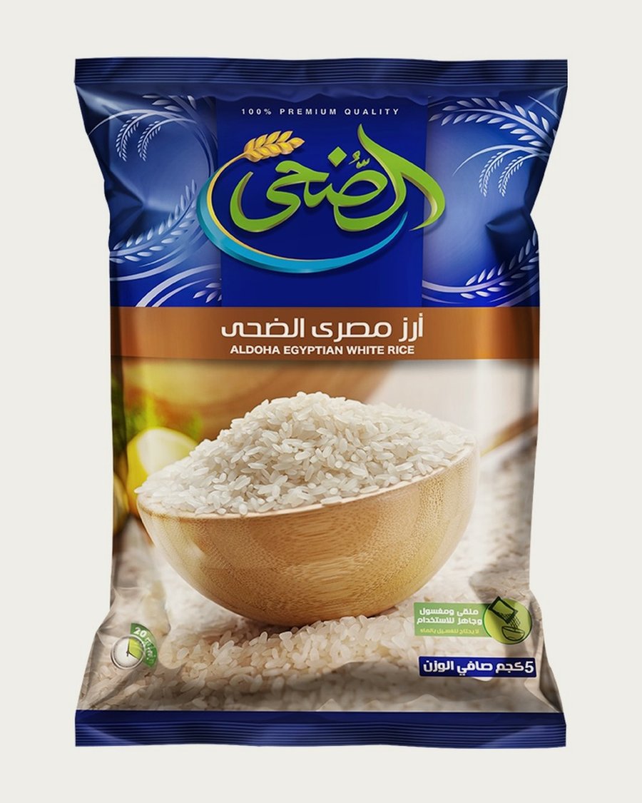 أرز الضحى أبيض مصري 5 كجم